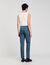 Rechte pantalon met elastiek