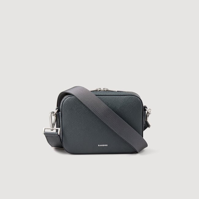 Kleine tas van gereconstrueerd leer
