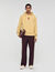 Sweatshirt met leren patch