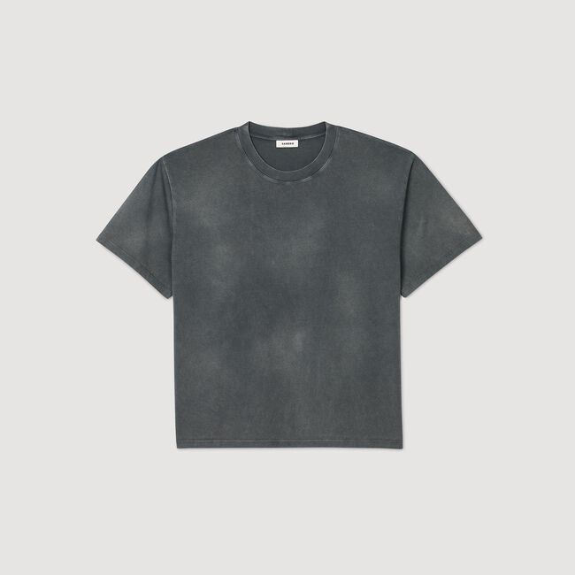T-shirt stone wash stijl