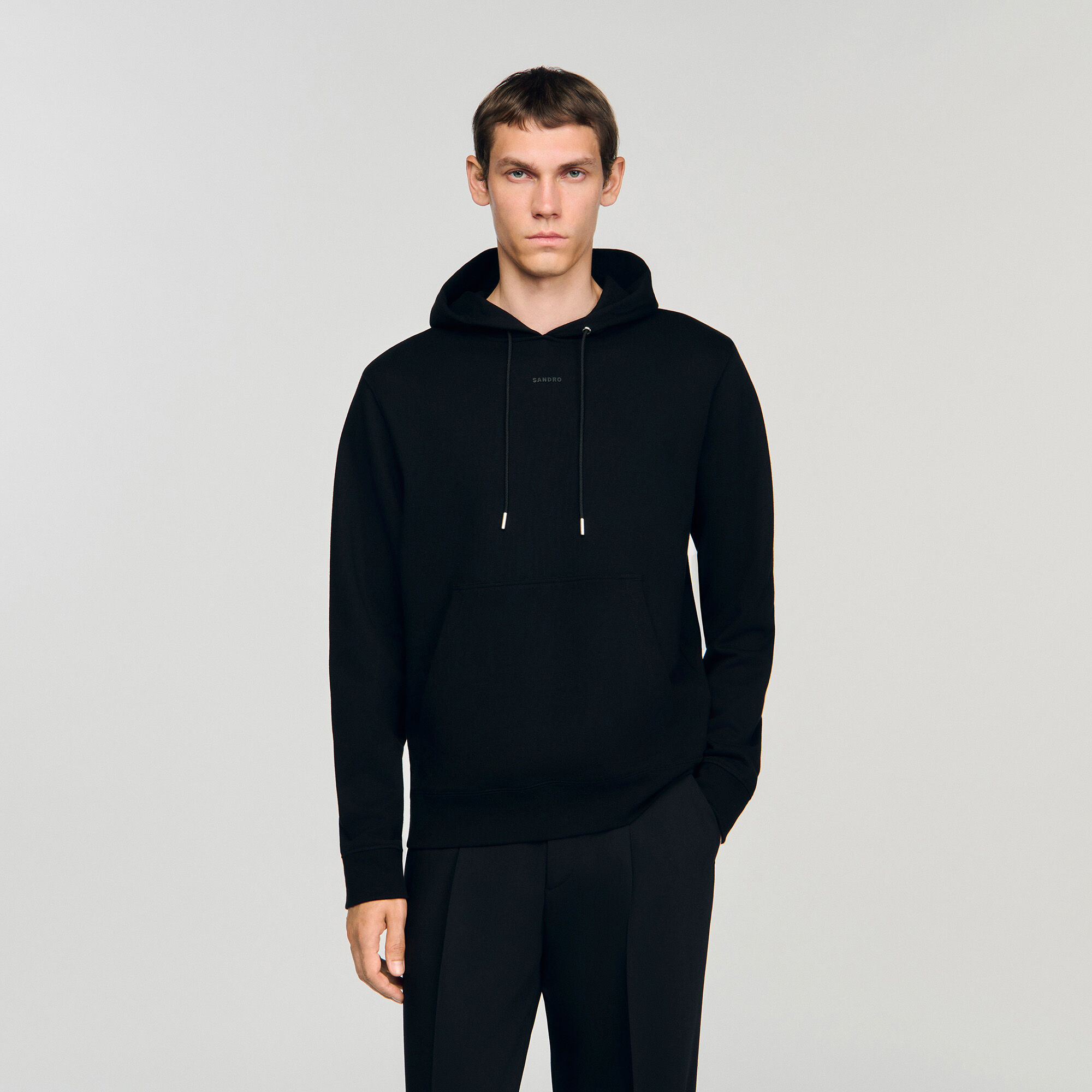 Hoodie met capuchon logo