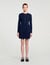 Korte jurk tricot knoopsluiting