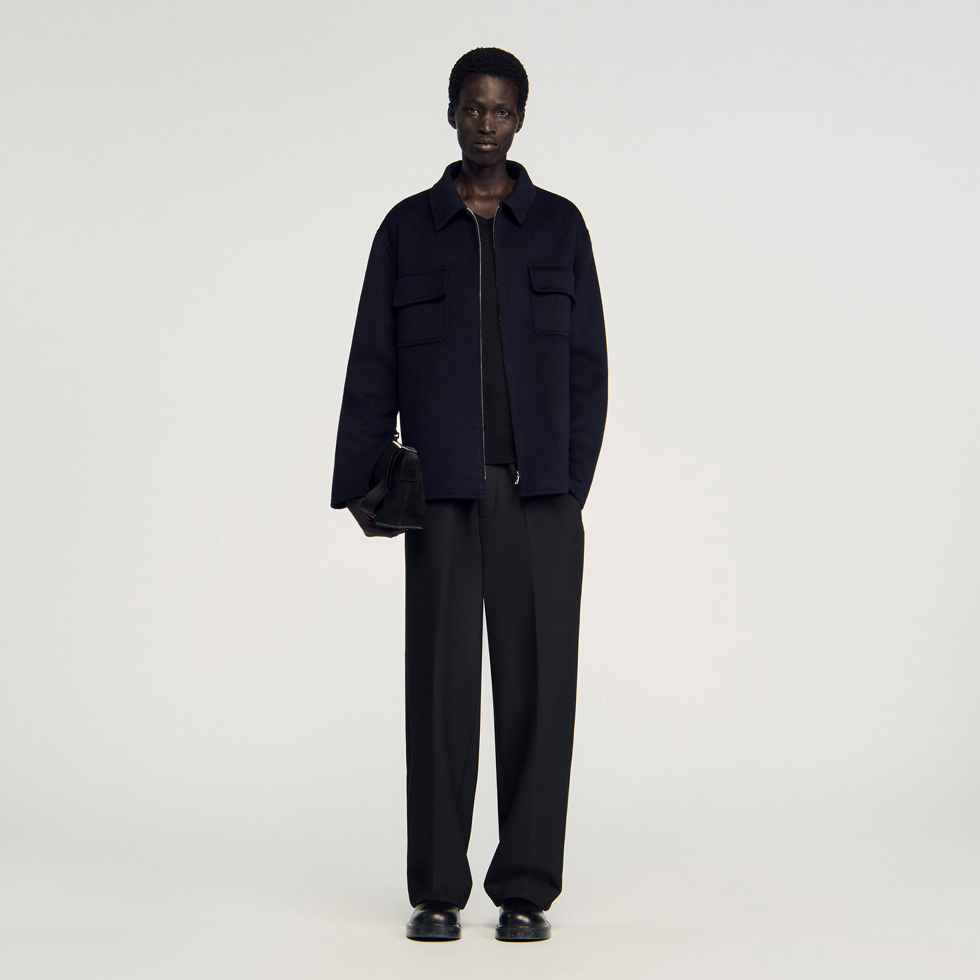 Overshirt met ritssluiting