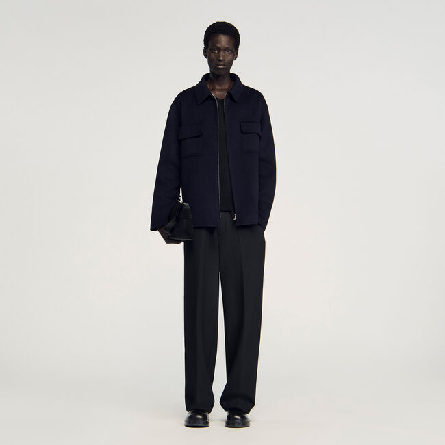 Overshirt met ritssluiting