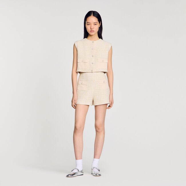 Short van prachtige tweed