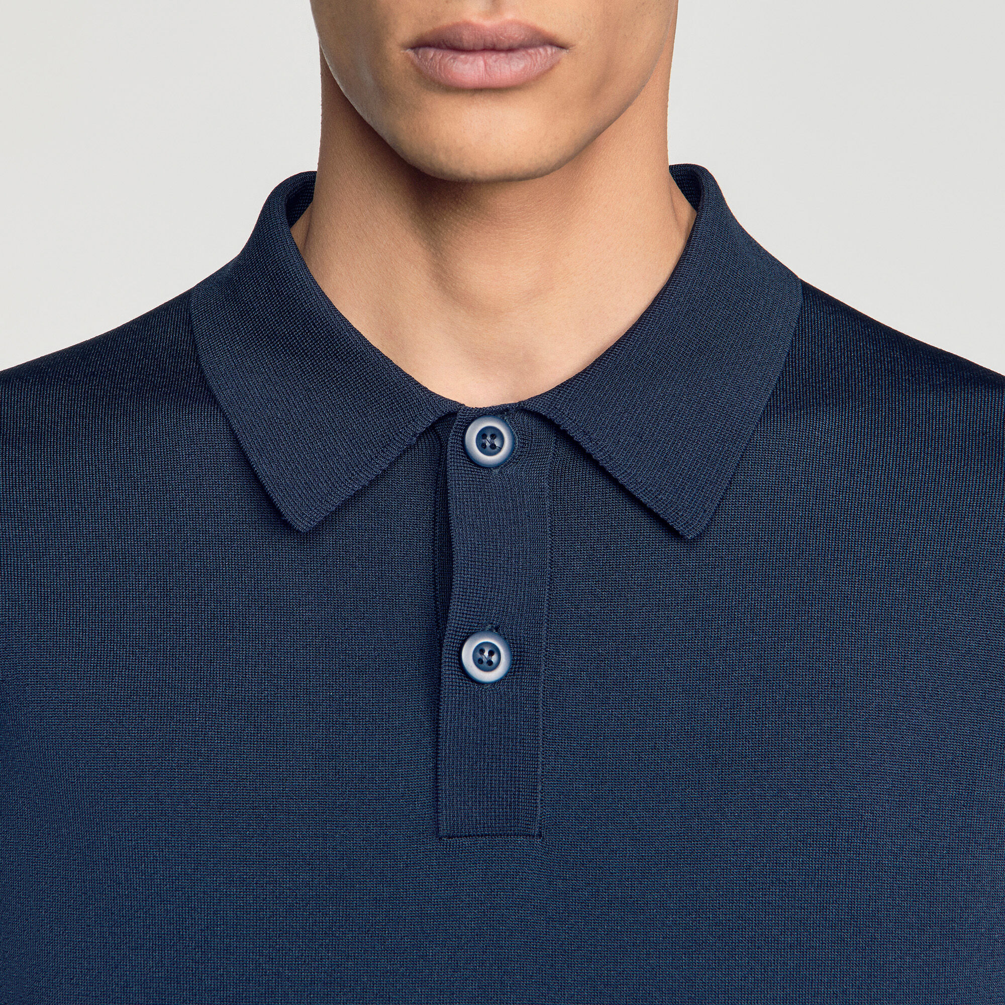 Polo met lange mouwen