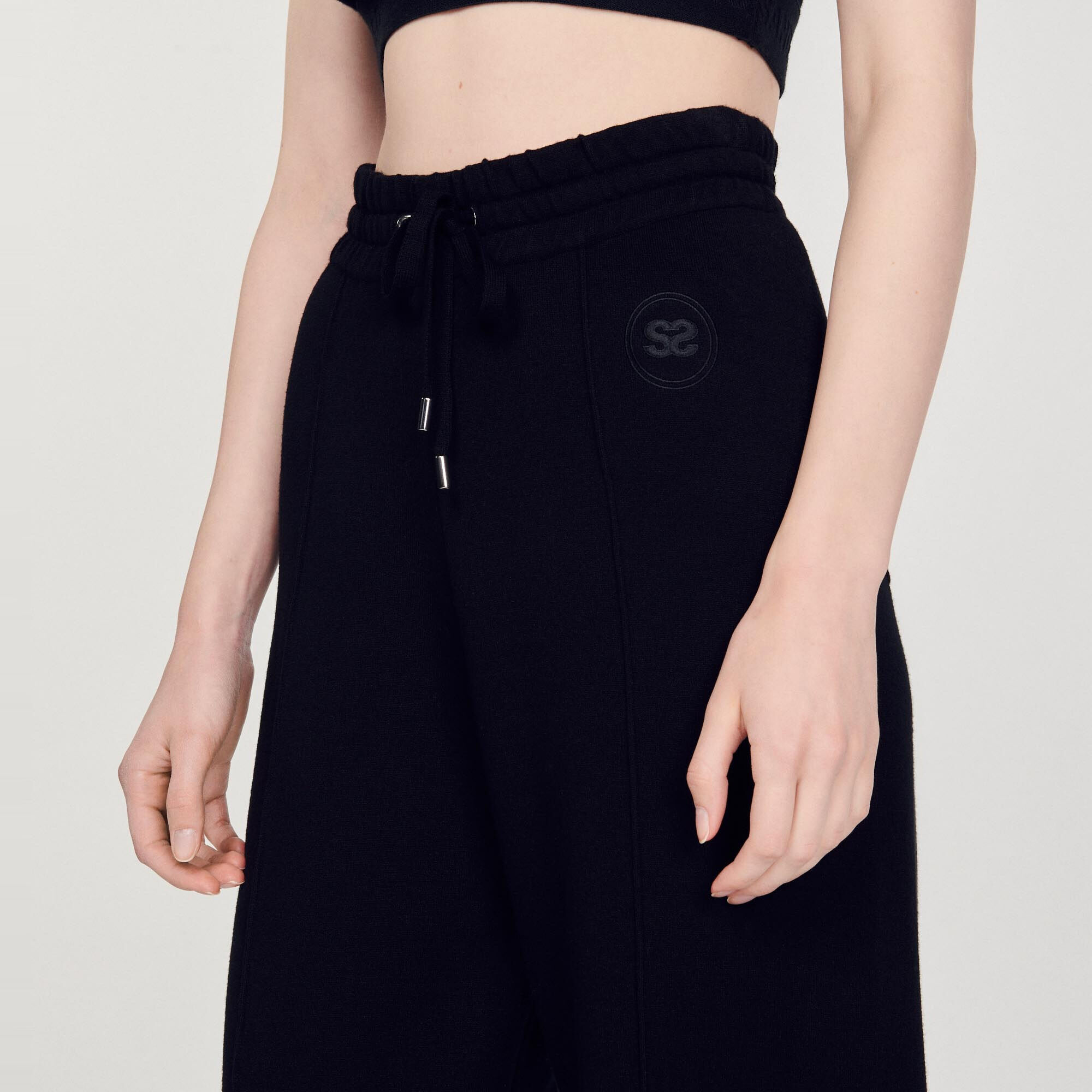 Rechte broek van tricot