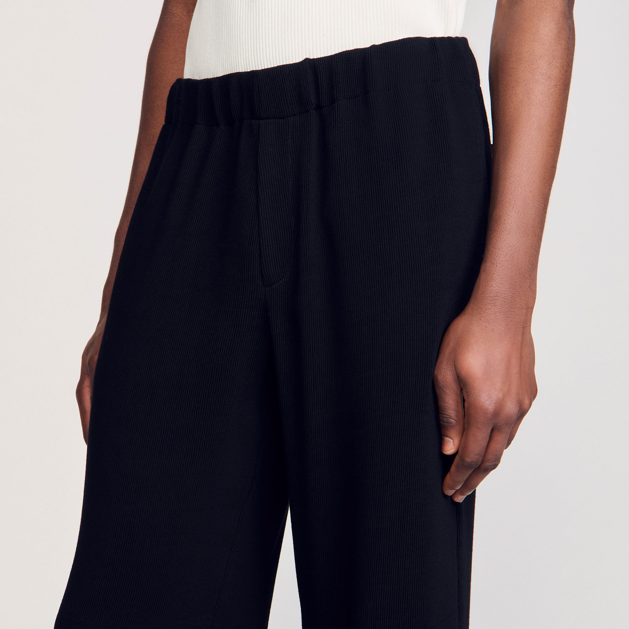 Pantalon geplooid