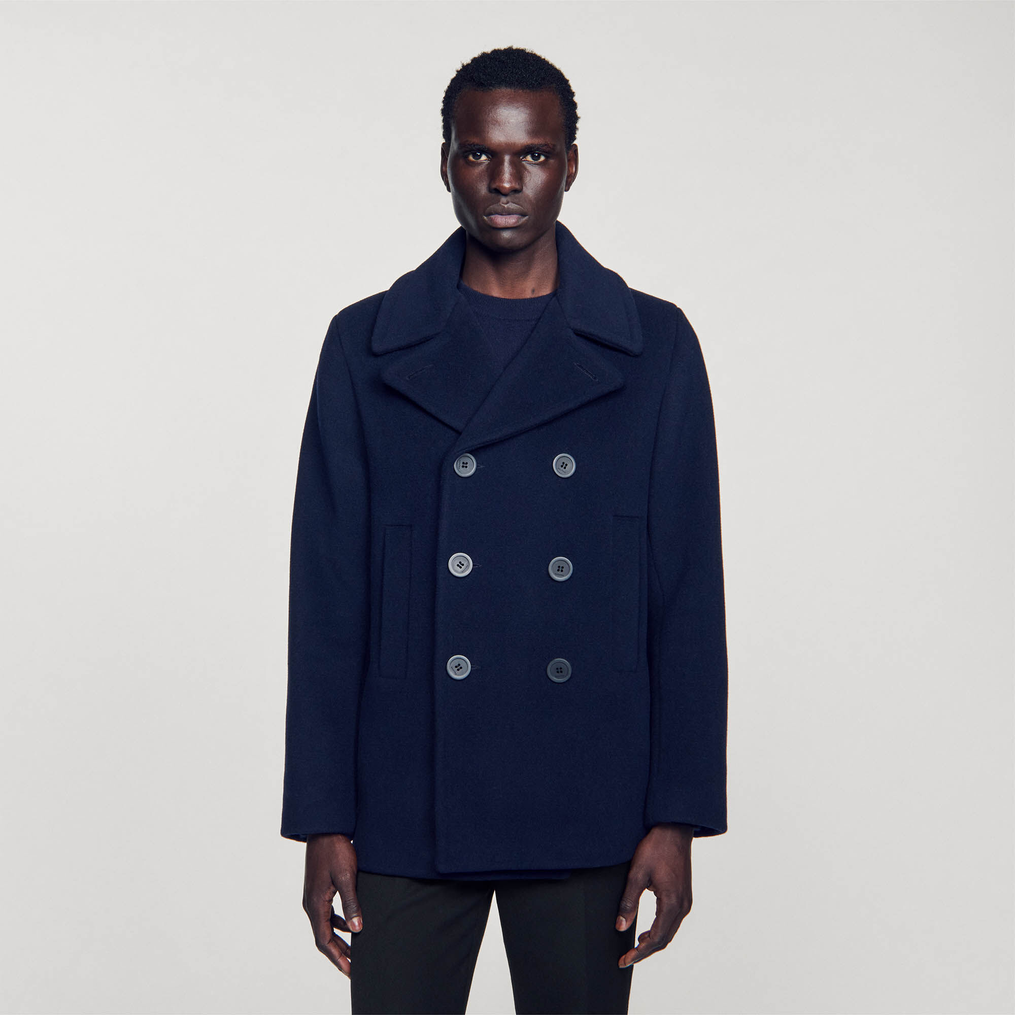 Jas recht model wolmix