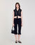 Overhemdblouse kort met stras