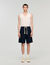 Katoenen short met elastische taille
