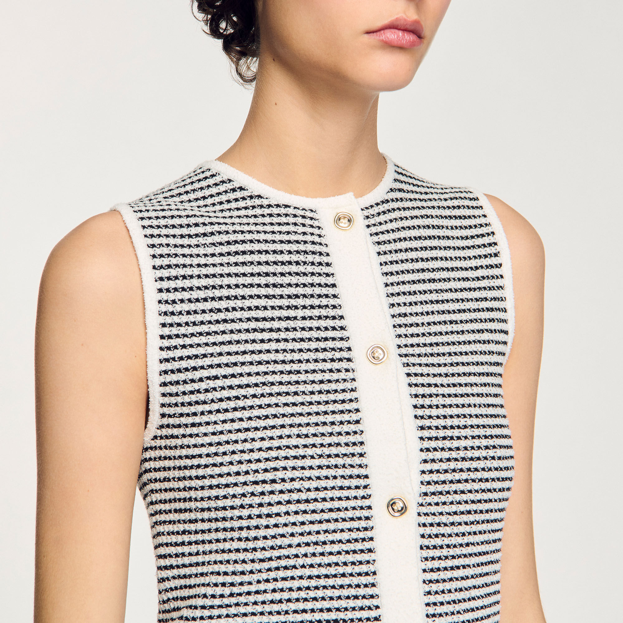 Gilet gestreept