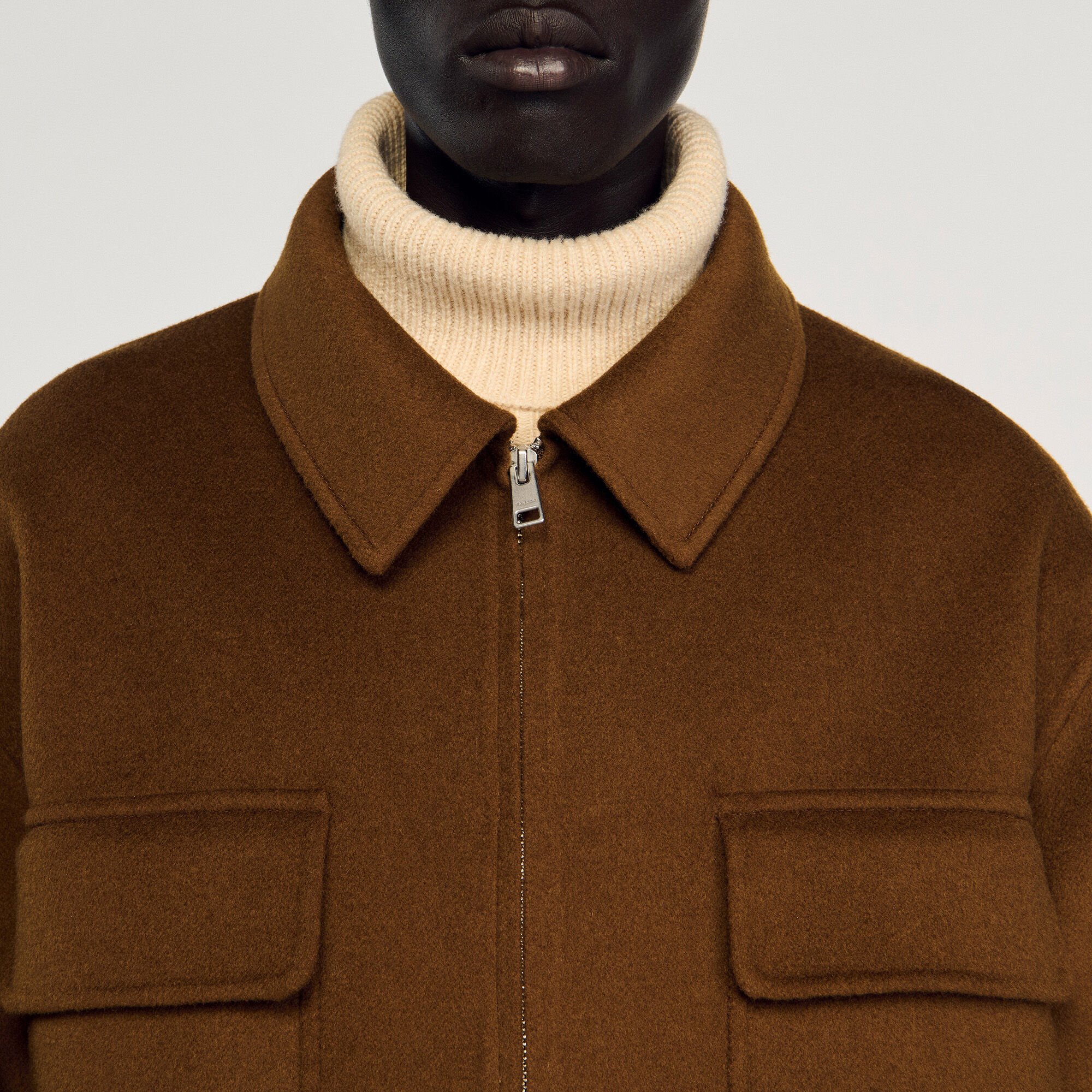 Overshirt met ritssluiting