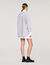 Overhemdblouse oversized gestreept