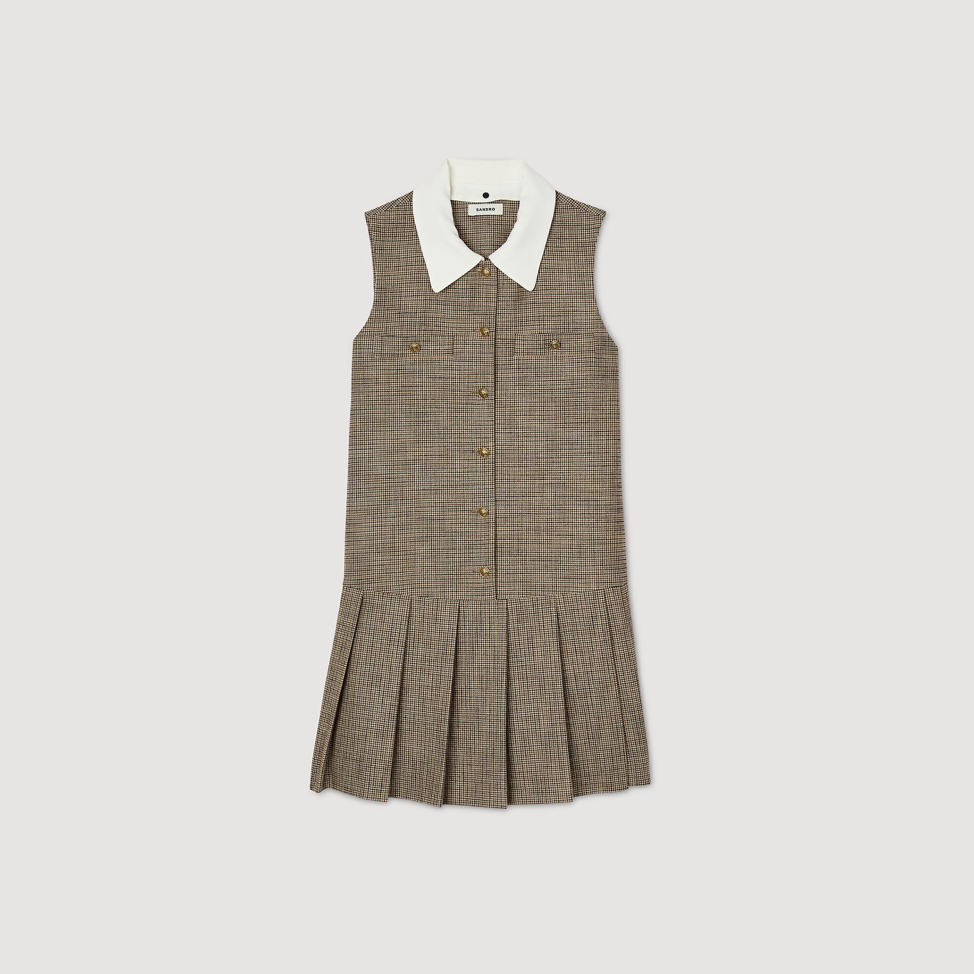Korte jurk pied-de-puce