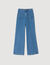 Jeans wijd met hoge taille
