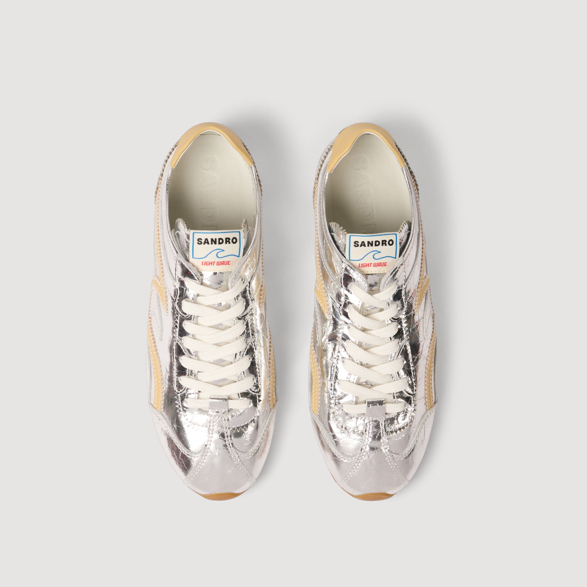 Sneakers  Light Wave metallic leer