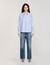 Overhemdblouse gestreept