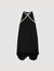Korte jurk met cape en stras