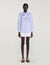 Overhemdblouse stropdas strepen