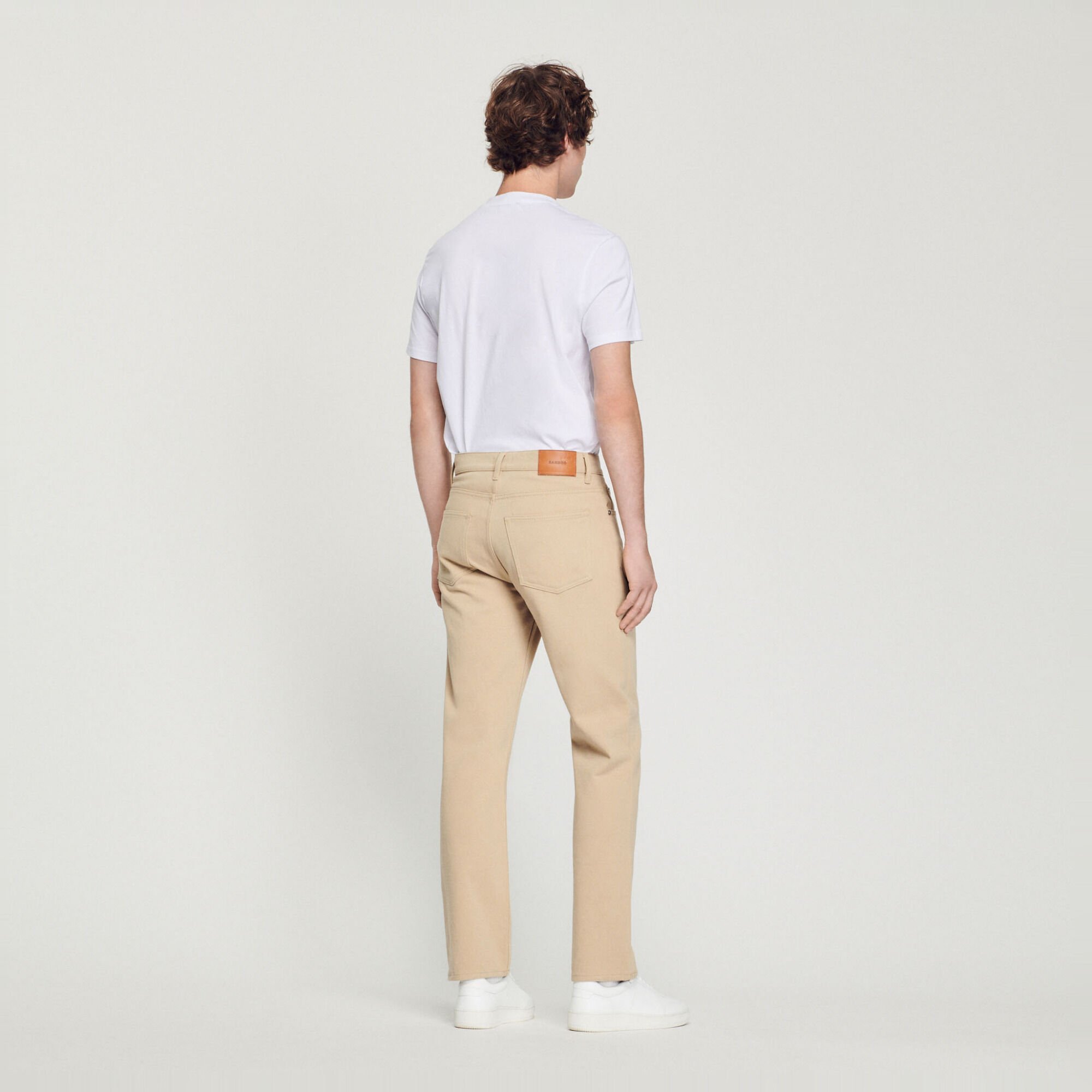 Rechte katoenen jeans