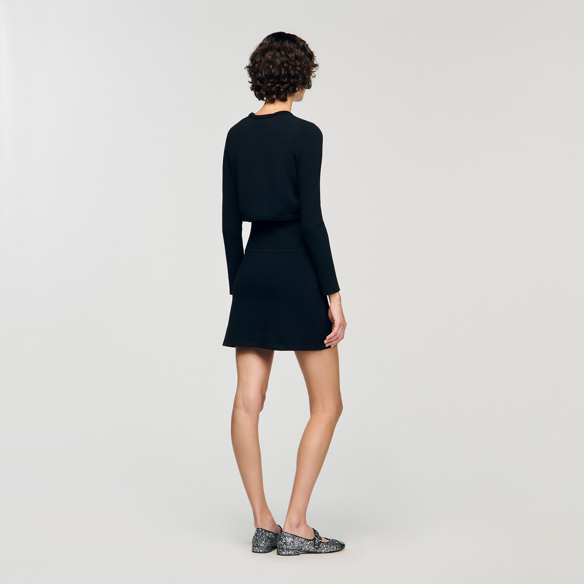 Cardigan vest kort