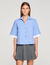 Overhemdblouse oversized ruit
