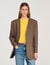 Oversized geruit jasje