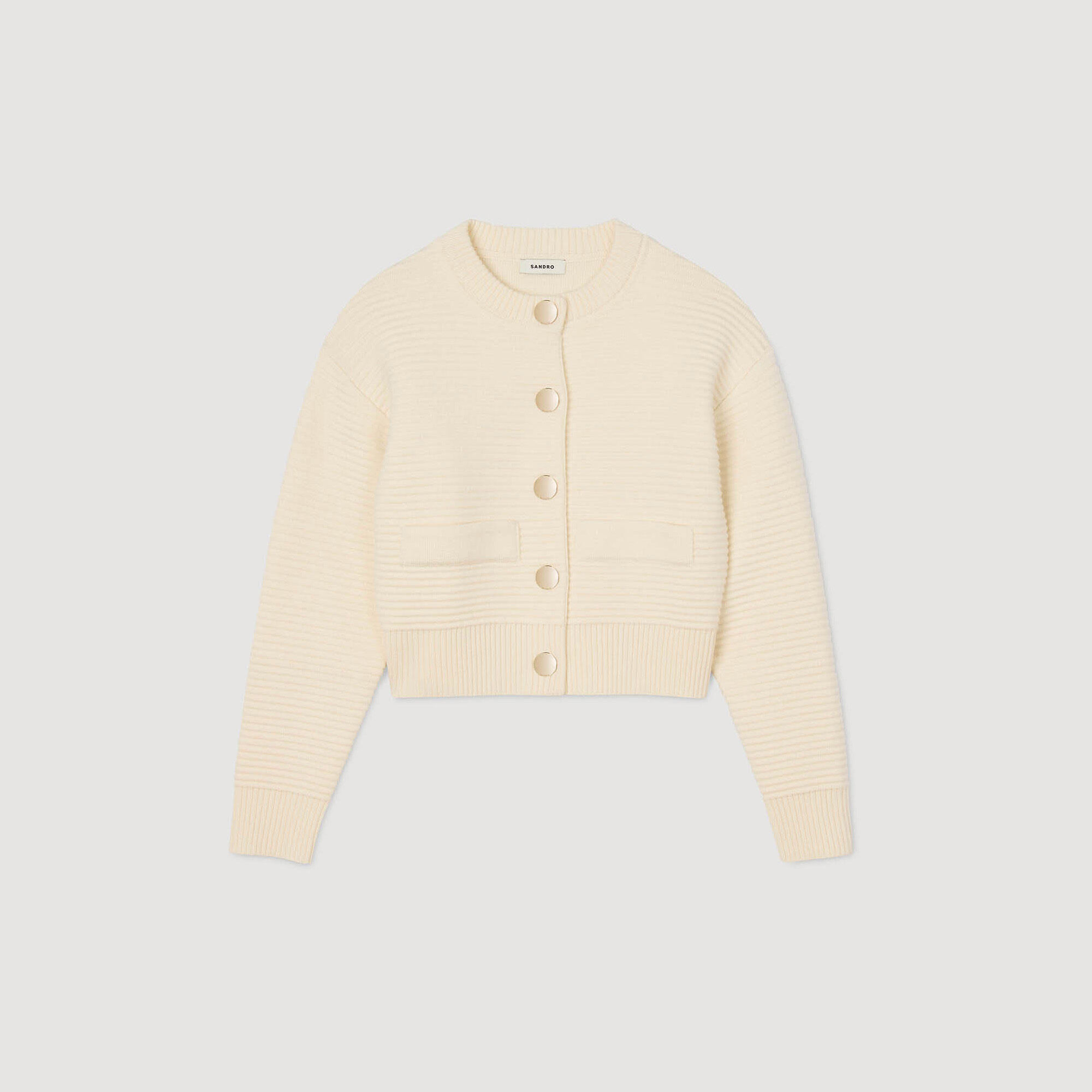 Cardigan vest textuur breisel