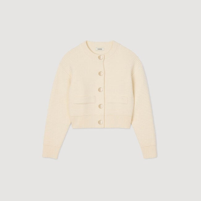 Cardigan vest textuur breisel