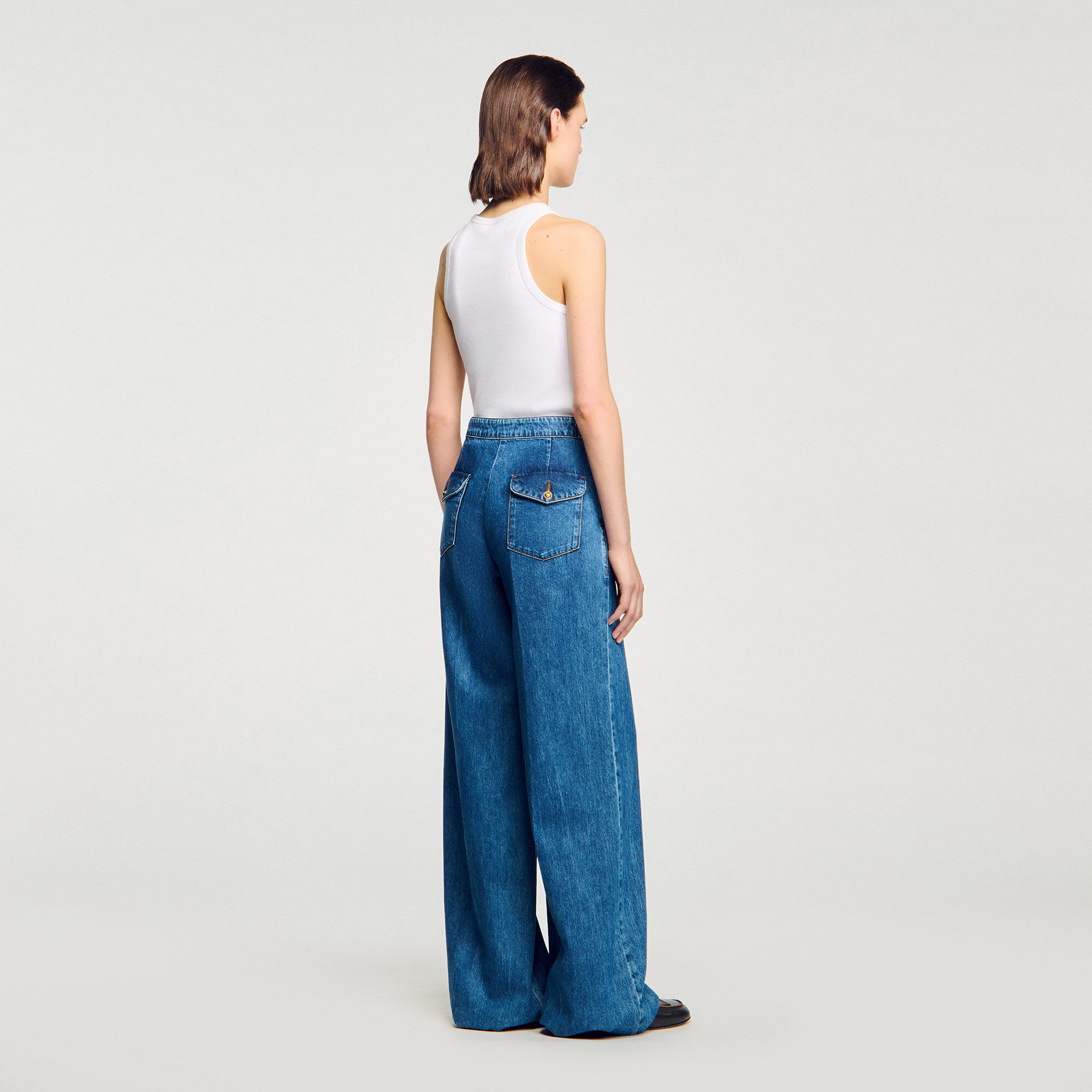 Jeans wijdvallend