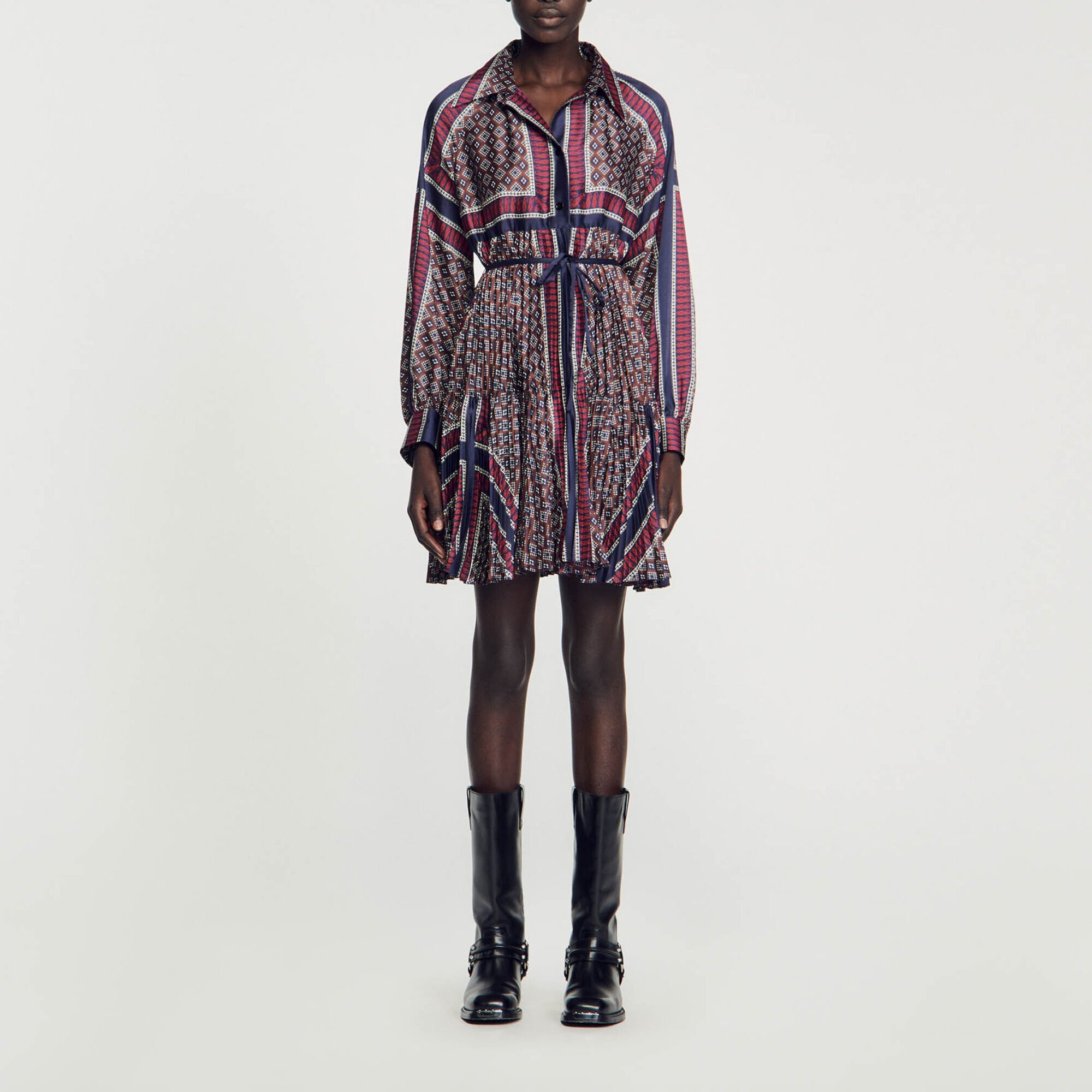 Overhemdjurk mt plooien