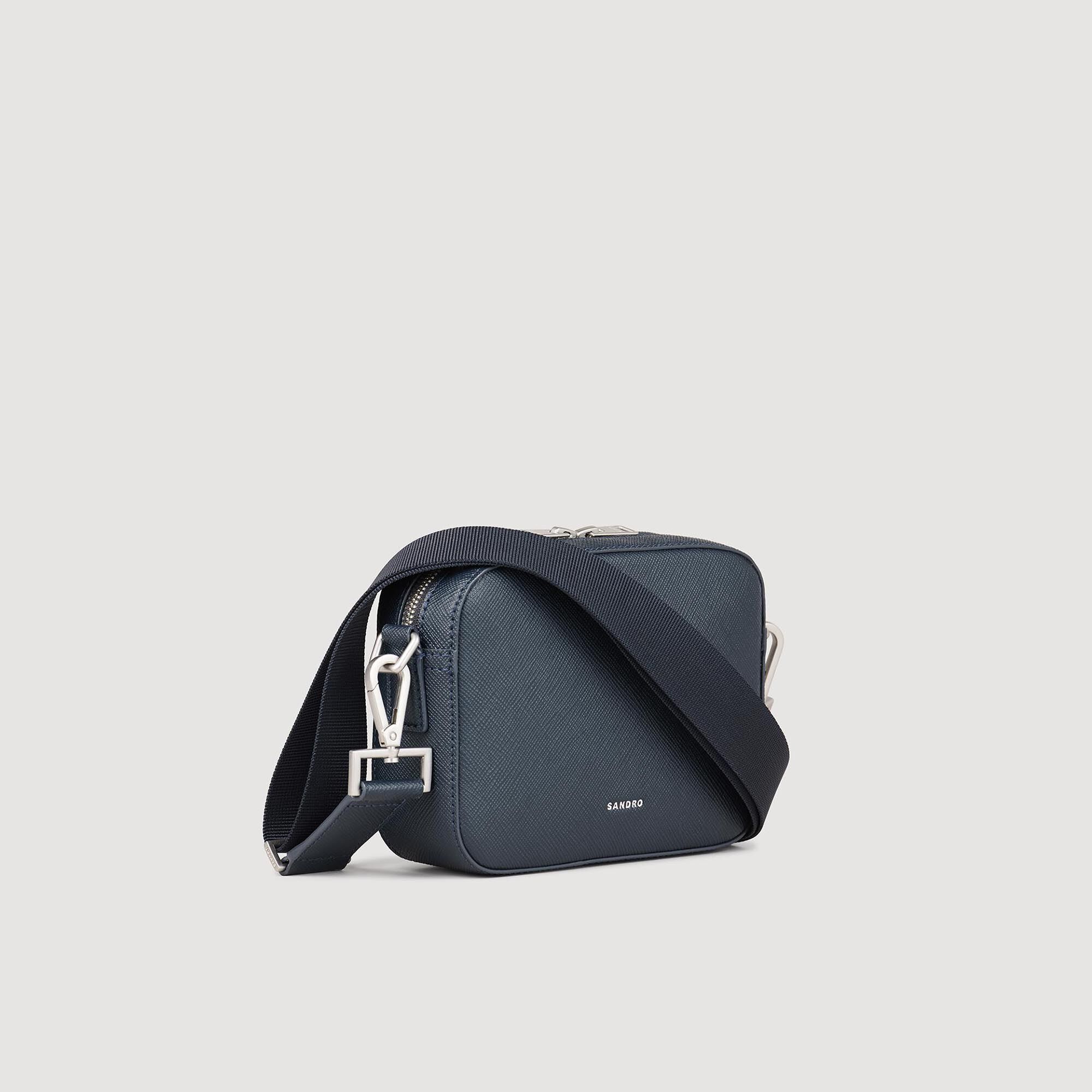 Kleine tas van gereconstrueerd leer