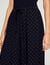 Wijdvallende pantalon met strass