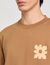 Sweatshirt patch bloemmotief