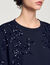 T-shirt details met parels - Vrouw | Sandro