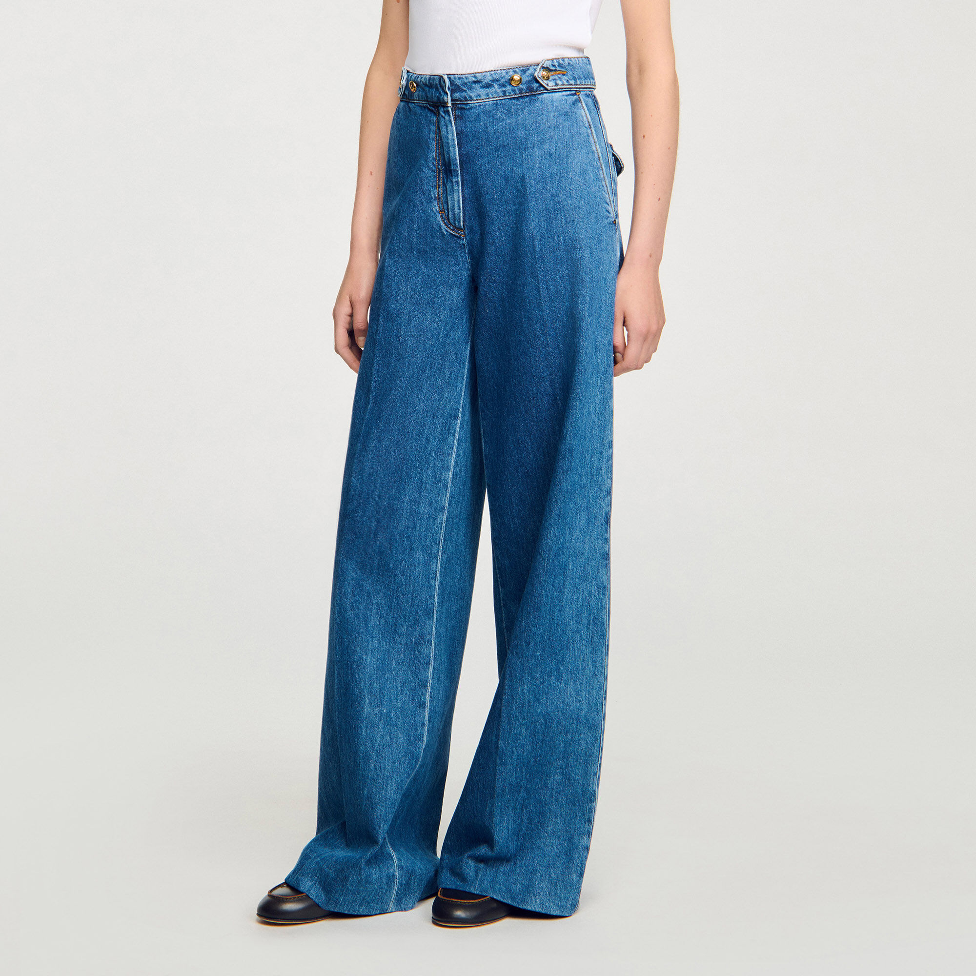 Jeans wijdvallend