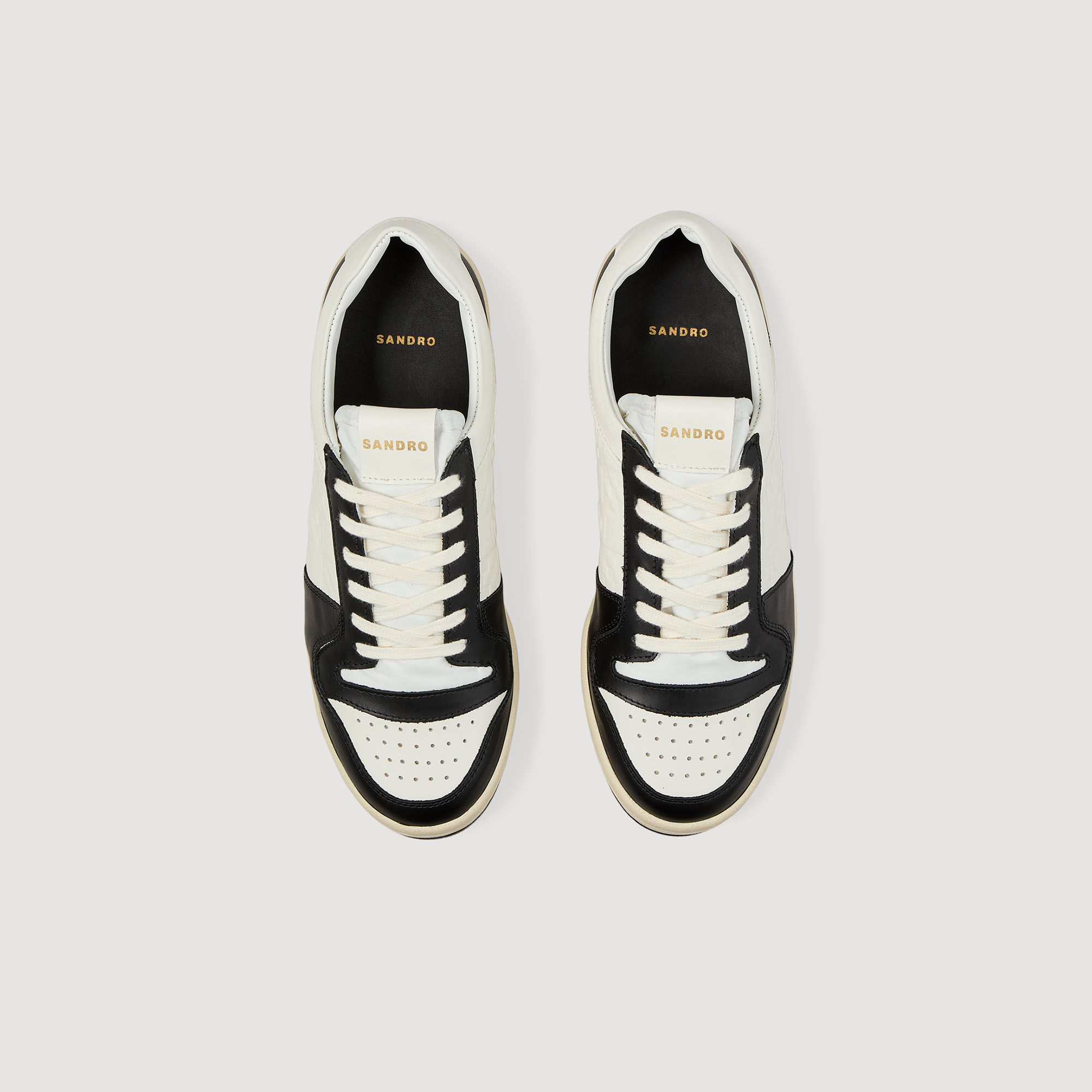 Sneakers laag leer