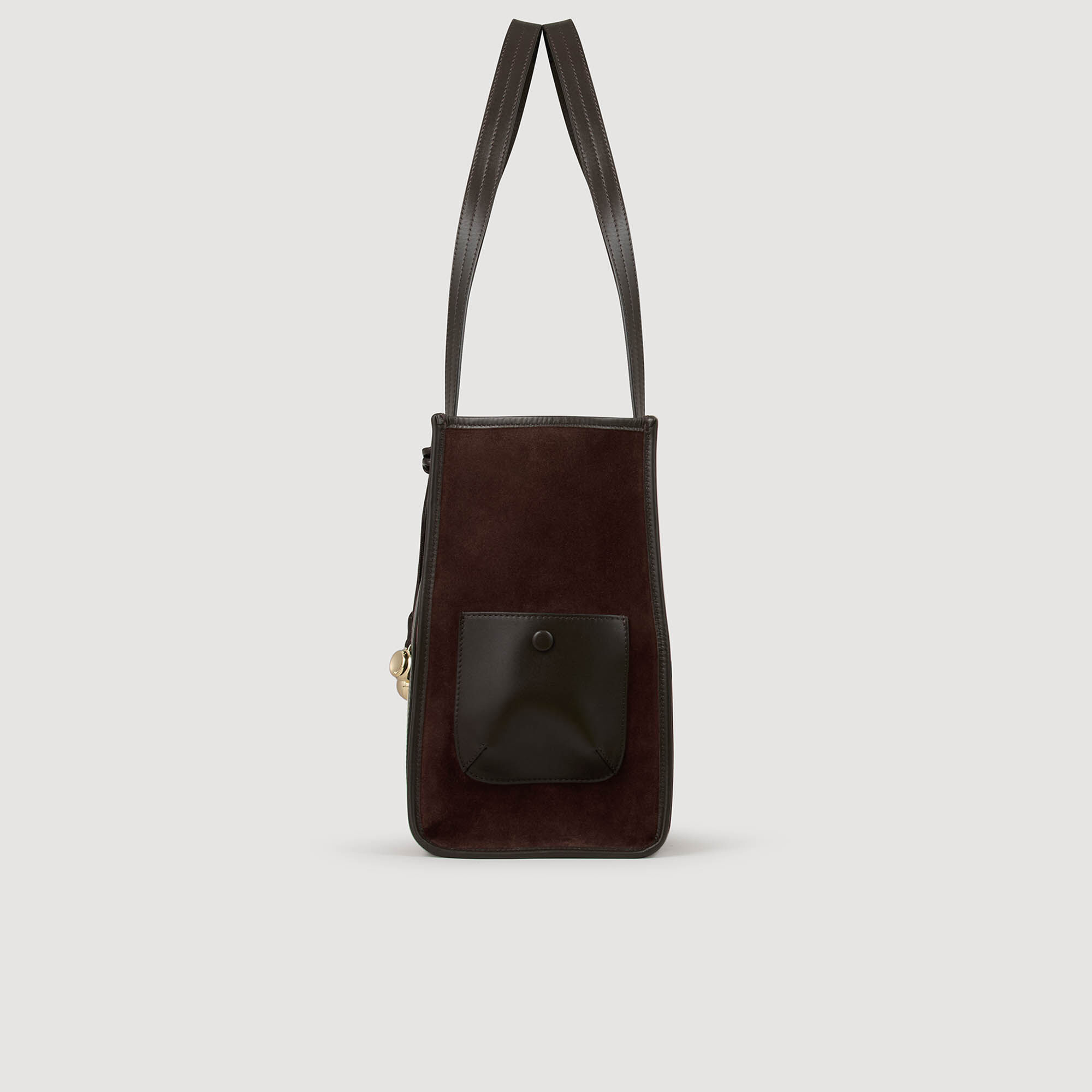 Shopper tas soepel suède
