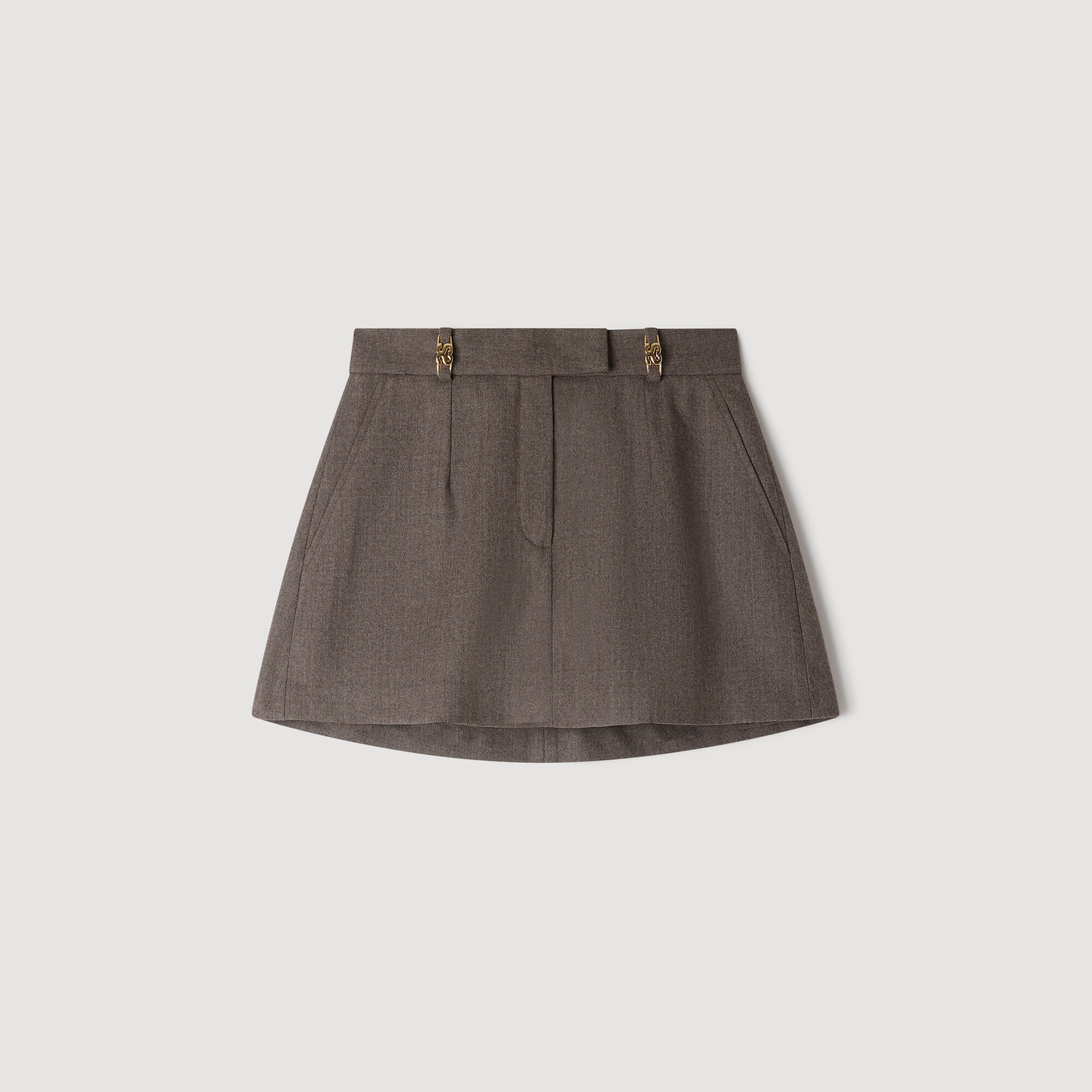 Wollen skort - Vrouw | Sandro