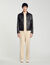 Leren jack verweerde look