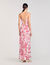 Lange jurk met bloemenprint