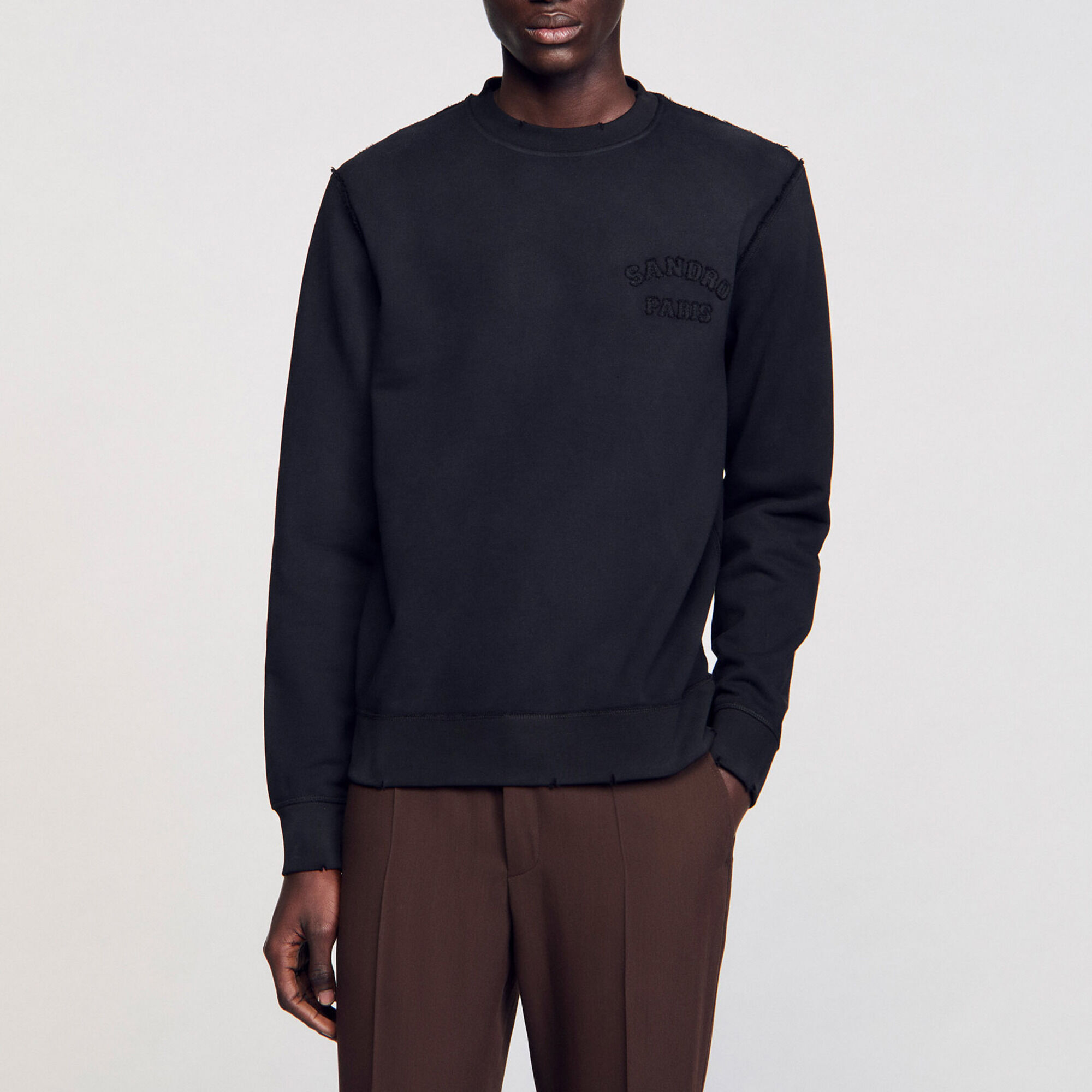 Sweatshirt met patch