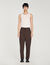 Oversize wollen pantalon