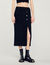 Halflange tweed rok