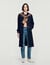 Trenchcoat met geplooid inzetstuk - Vrouw | Sandro