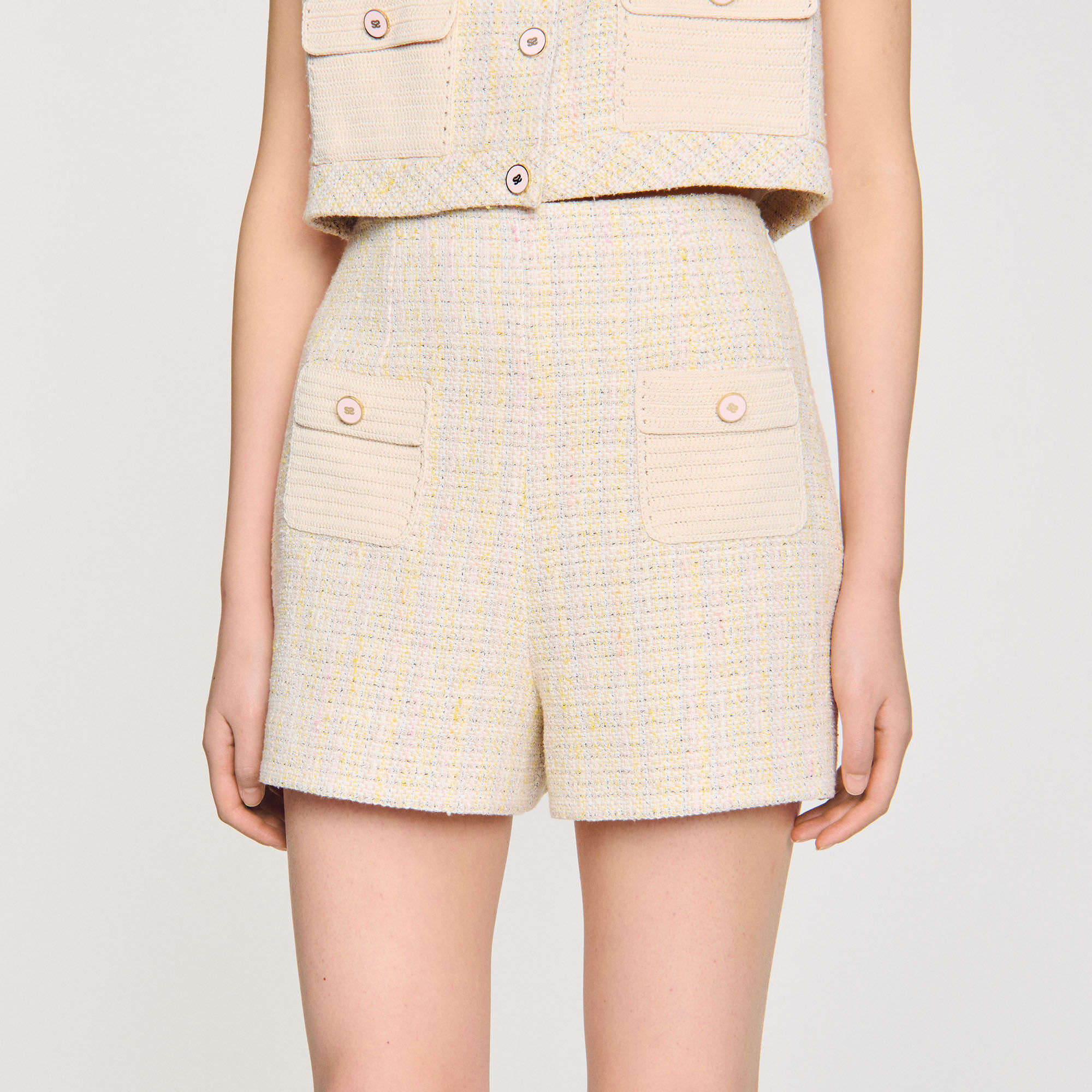 Short van prachtige tweed