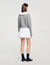 Cardigan vest contrasterende kraag