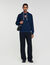 Sweatshirt met leren patch