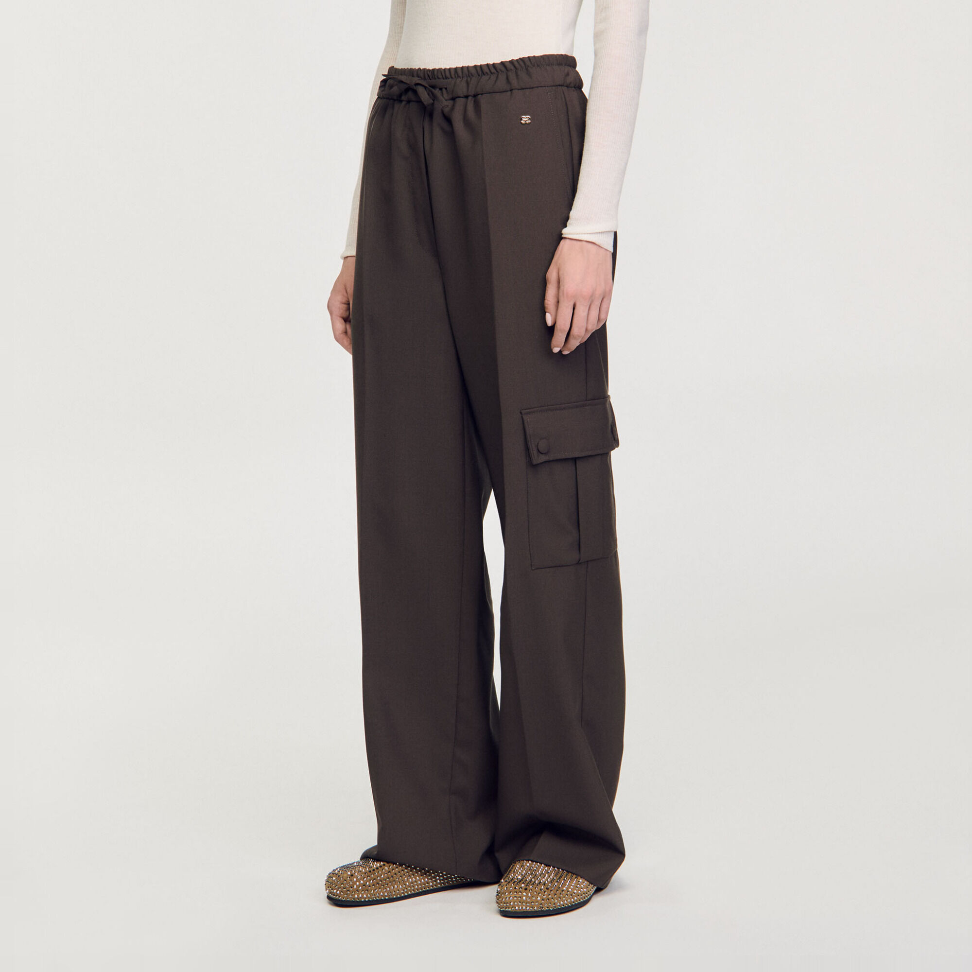 Broek met elastische taille - Vrouw | Sandro